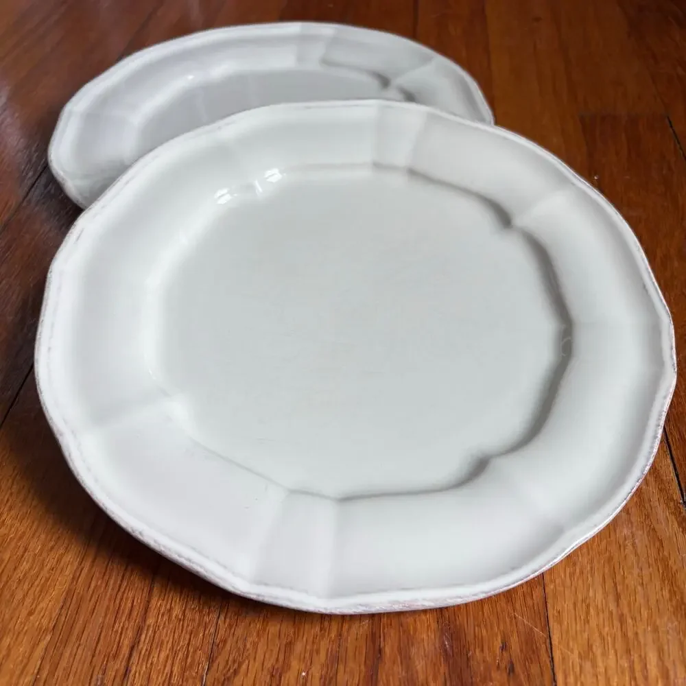 Set of 2 Toscano Cream Noble Excellence Dinner Plates
